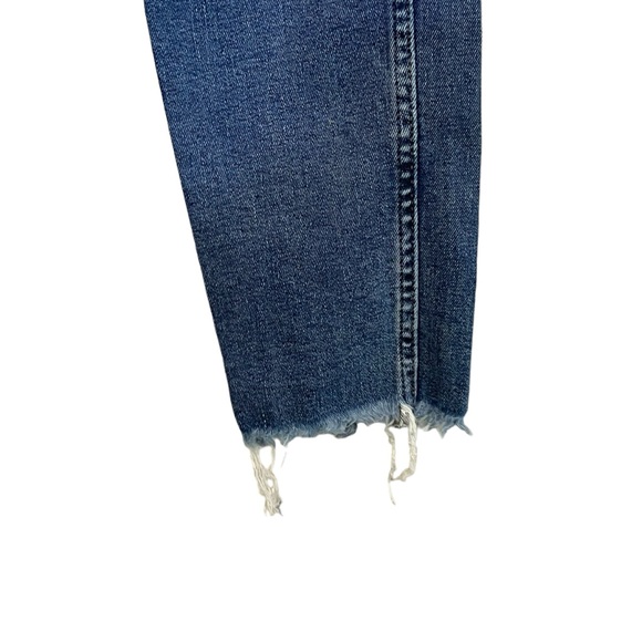 Madewell 10" High-Rise Skinny Jeans in Mackey Wash Size 27 Button-Front Edition - Picture 6 of 13
